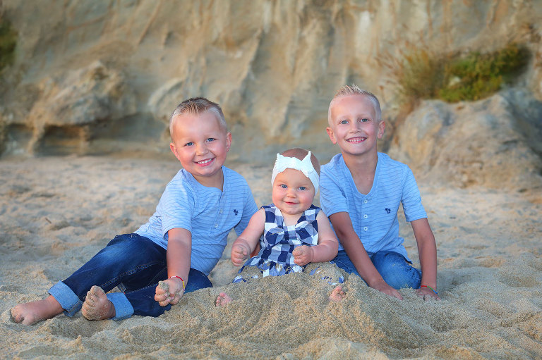 kids on beach